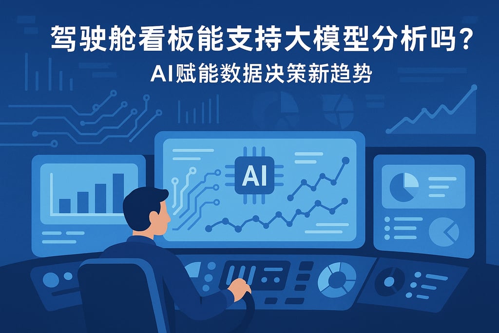 驾驶舱看板能支持大模型分析吗？AI赋能数据决策新趋势
