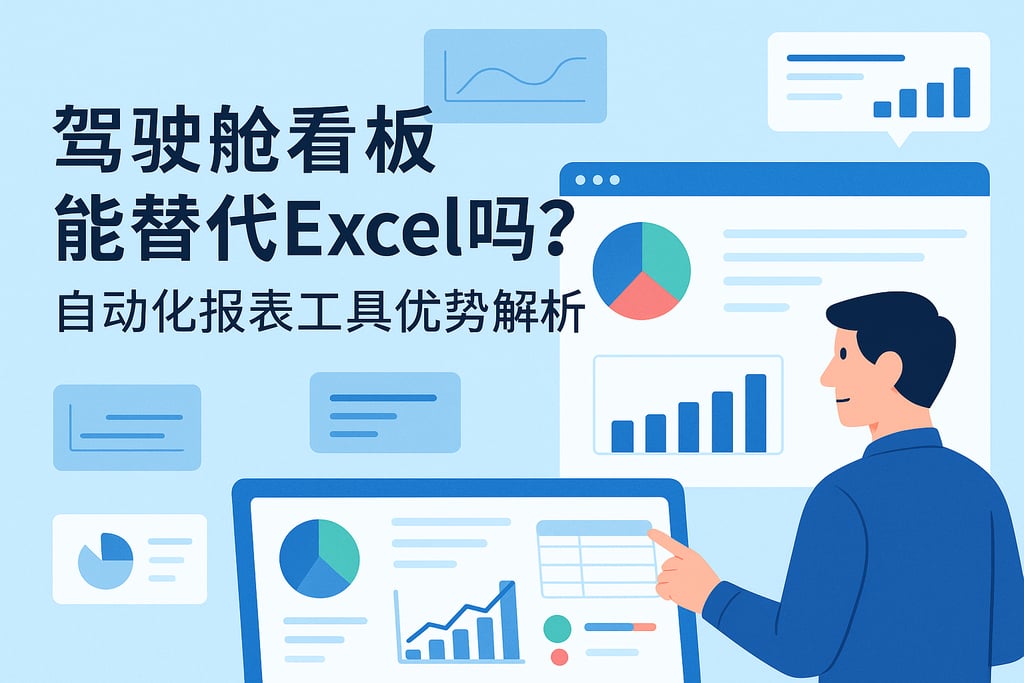 驾驶舱看板能替代Excel吗？自动化报表工具优势解析