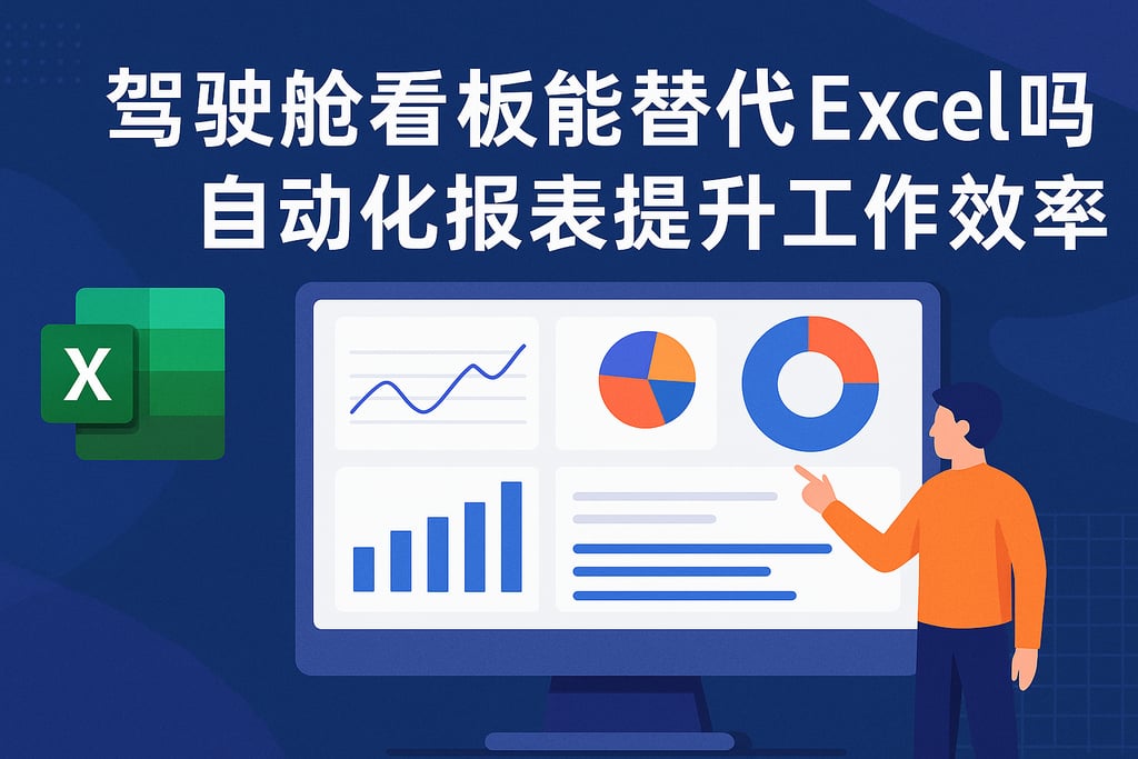 驾驶舱看板能替代Excel吗？自动化报表提升工作效率