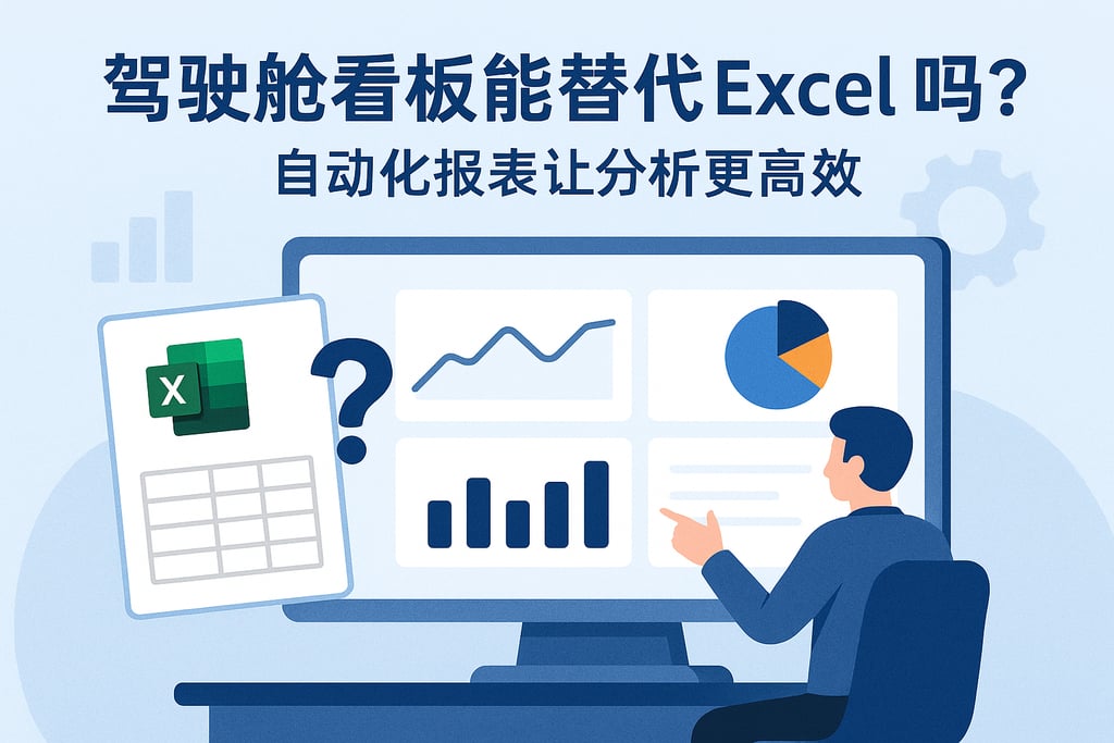 驾驶舱看板能替代Excel吗？自动化报表让分析更高效