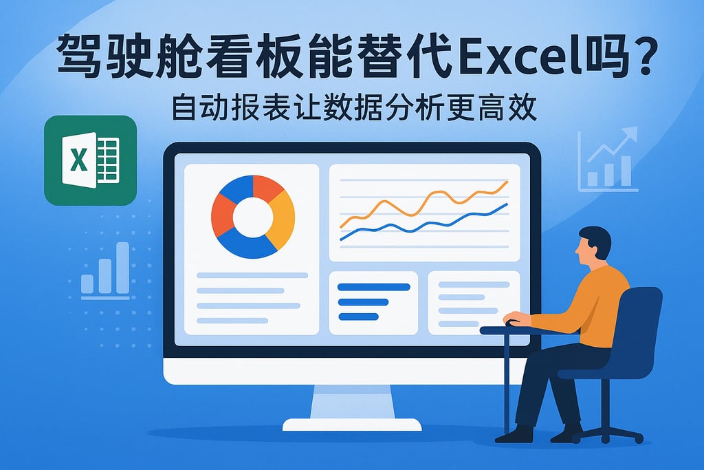 驾驶舱看板能替代Excel吗？自动报表让数据分析更高效
