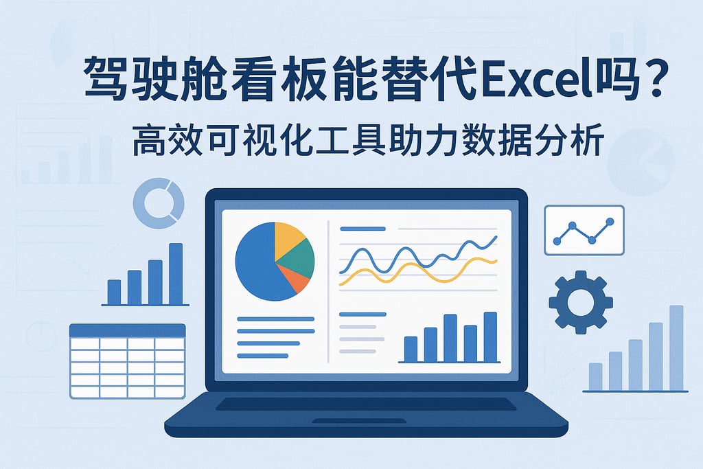 驾驶舱看板能替代Excel吗？高效可视化工具助力数据分析