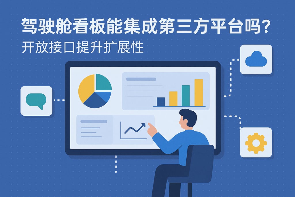 驾驶舱看板能集成第三方平台吗？开放接口提升扩展性