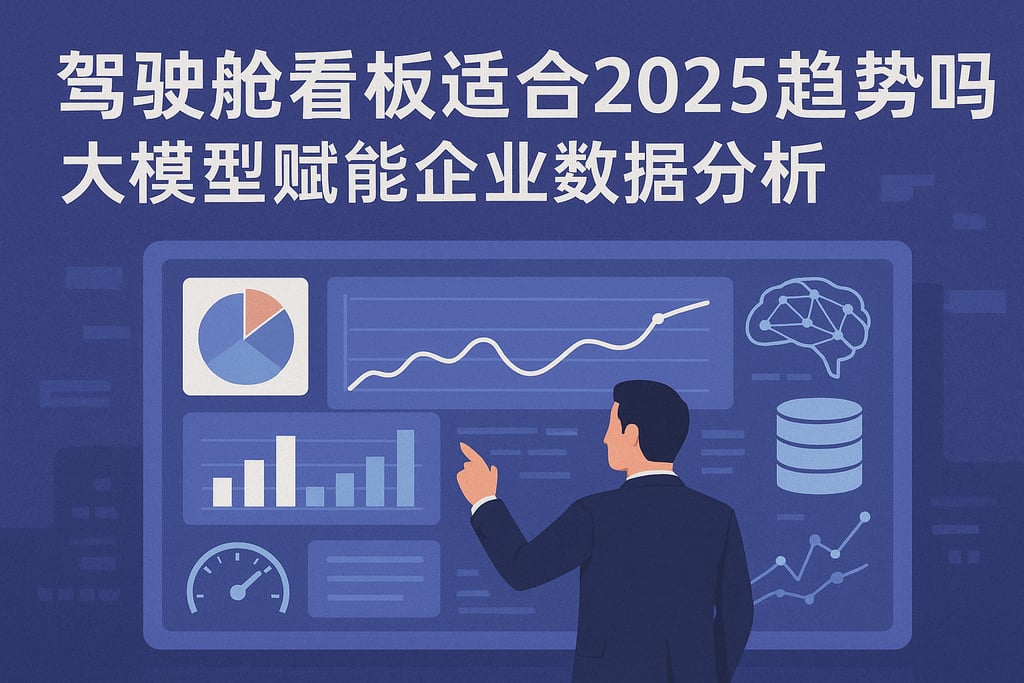驾驶舱看板适合2025趋势吗？大模型赋能企业数据分析