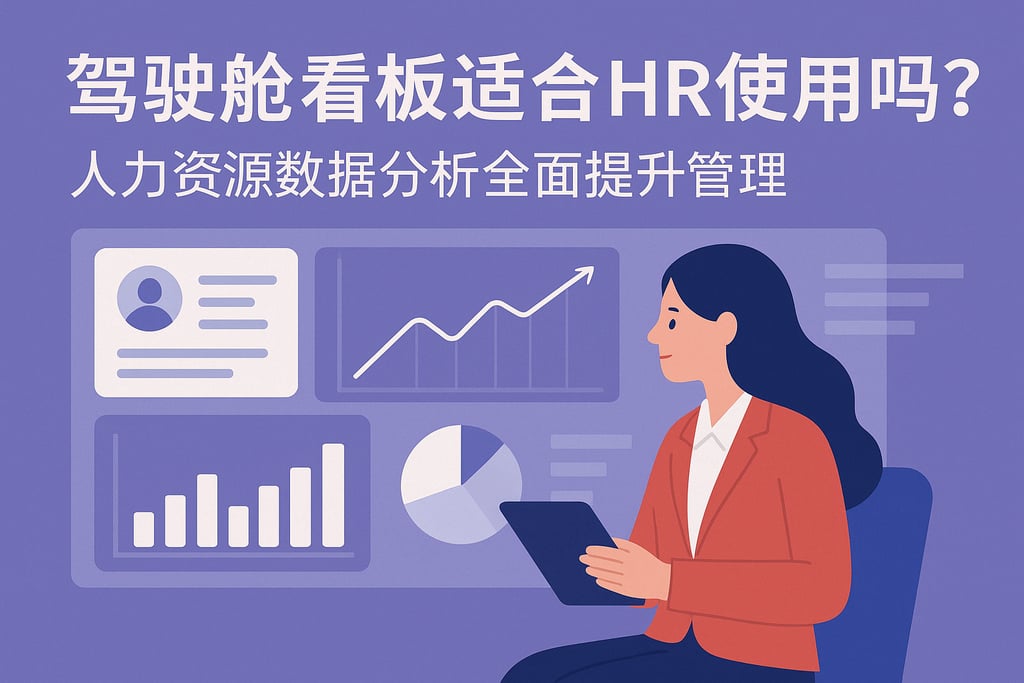 驾驶舱看板适合HR使用吗？人力资源数据分析全面提升管理