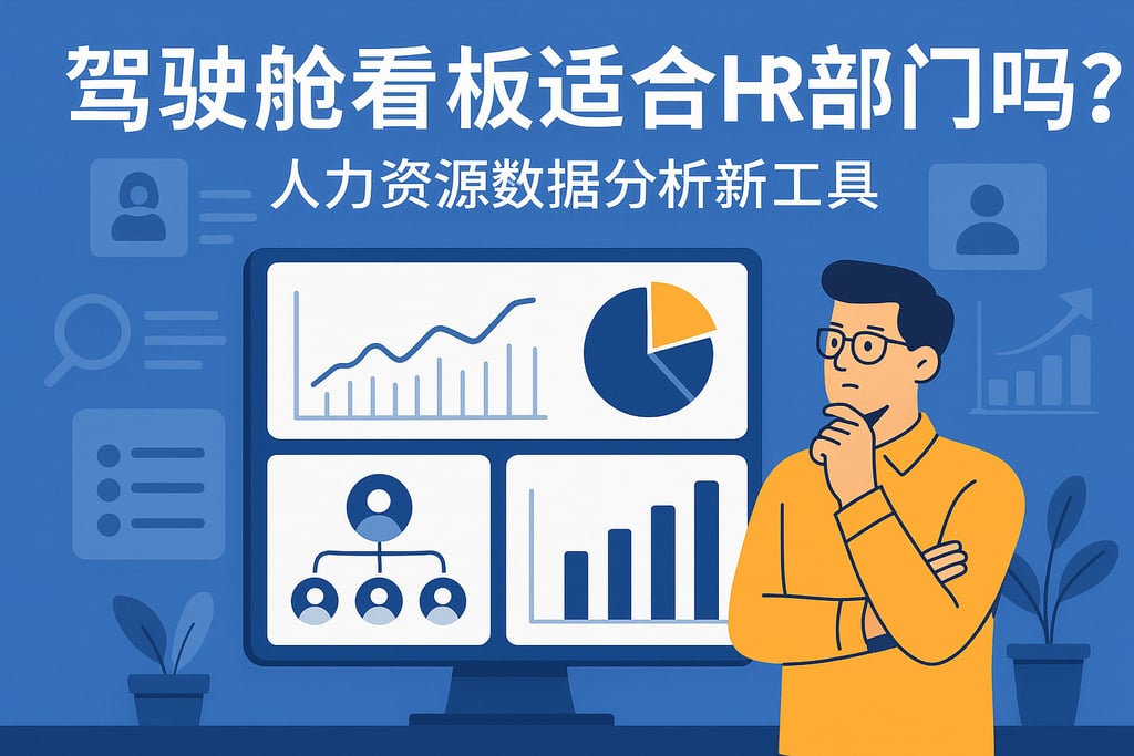 驾驶舱看板适合HR部门吗？人力资源数据分析新工具