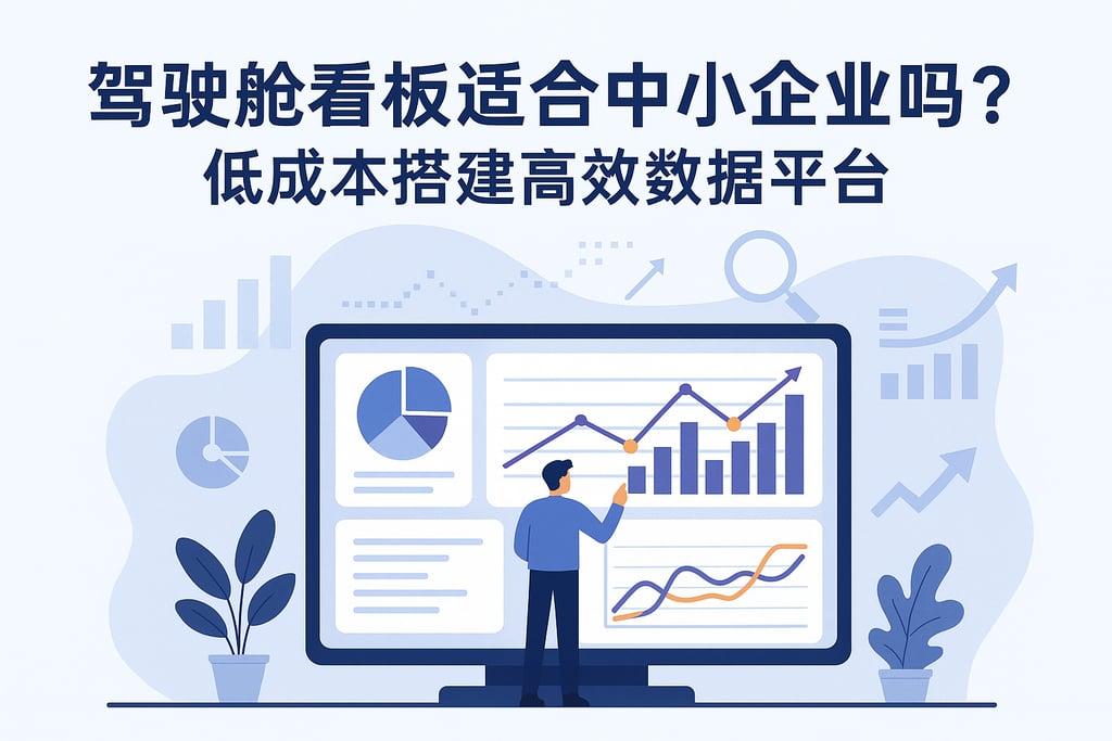 驾驶舱看板适合中小企业吗？低成本搭建高效数据平台