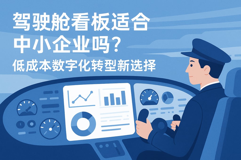 驾驶舱看板适合中小企业吗？低成本数字化转型新选择
