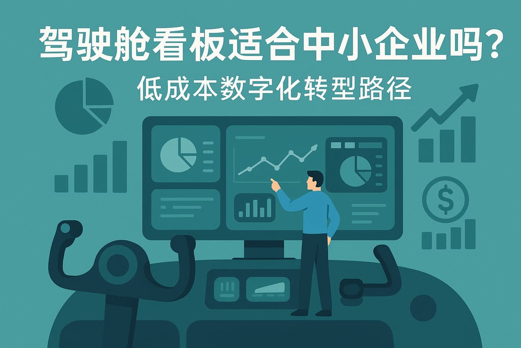 驾驶舱看板适合中小企业吗？低成本数字化转型路径