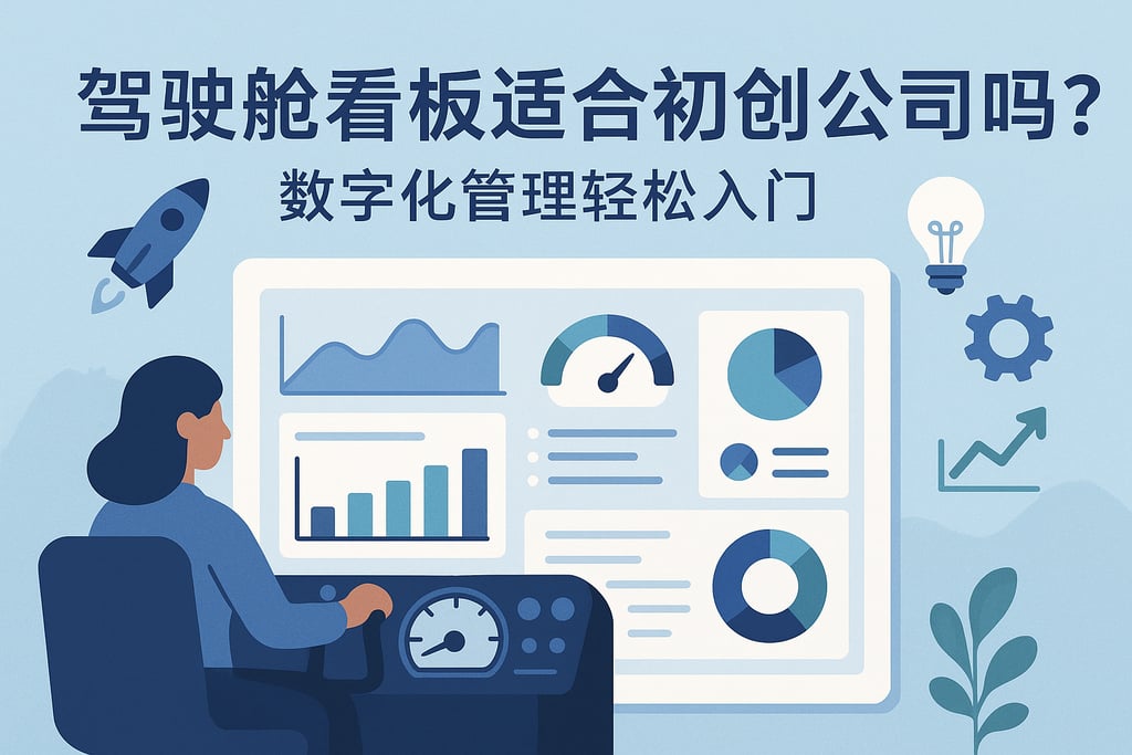 驾驶舱看板适合初创公司吗？数字化管理轻松入门