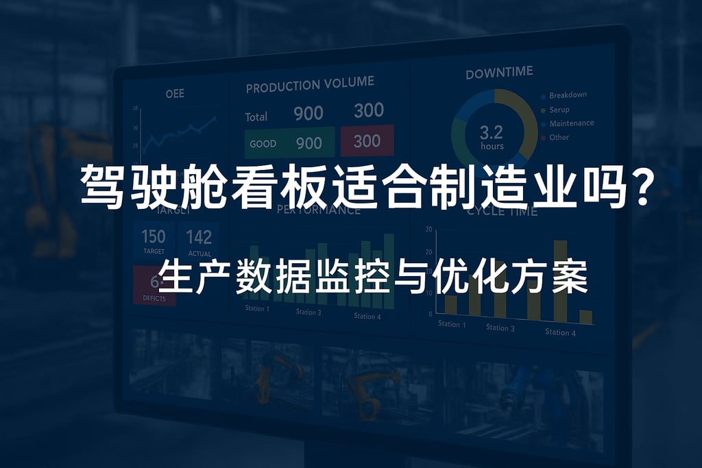 驾驶舱看板适合制造业吗？生产数据监控与优化方案