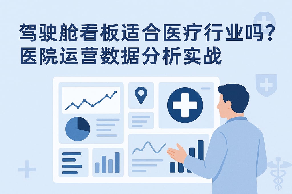 驾驶舱看板适合医疗行业吗？医院运营数据分析实战