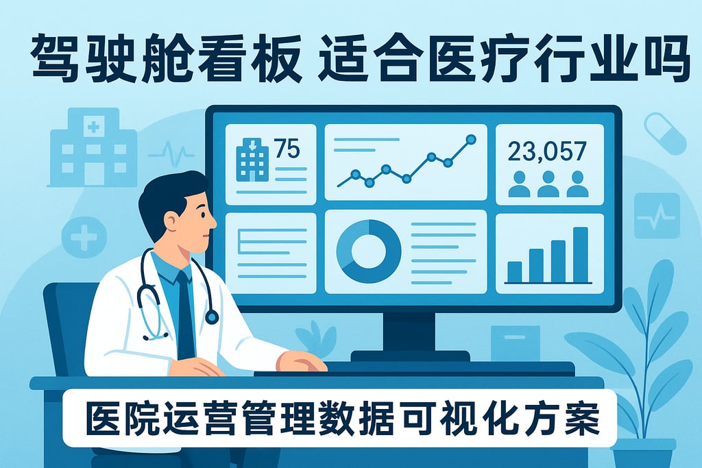 驾驶舱看板适合医疗行业吗？医院运营管理数据可视化方案