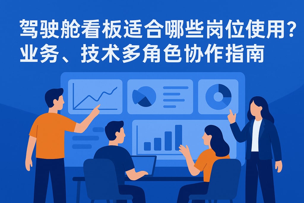 驾驶舱看板适合哪些岗位使用？业务、技术多角色协作指南