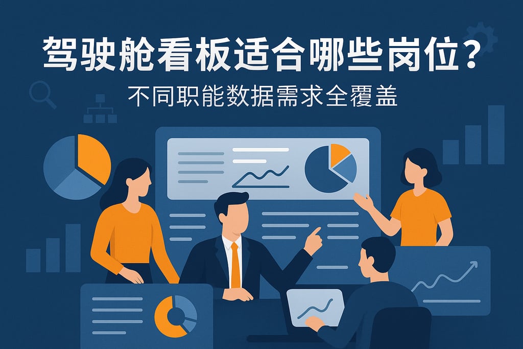 驾驶舱看板适合哪些岗位？不同职能数据需求全覆盖