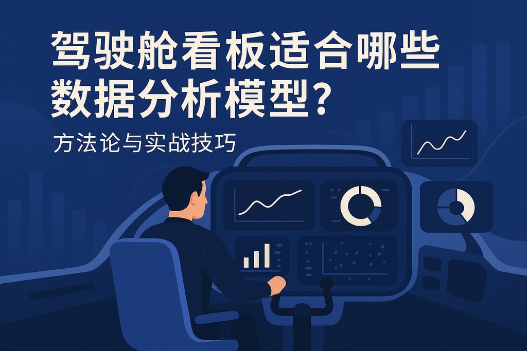 驾驶舱看板适合哪些数据分析模型？方法论与实战技巧