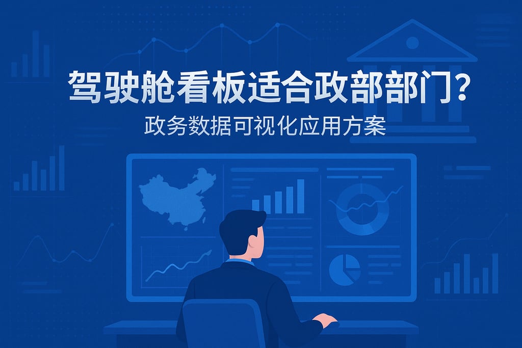 驾驶舱看板适合政府部门吗？政务数据可视化应用方案