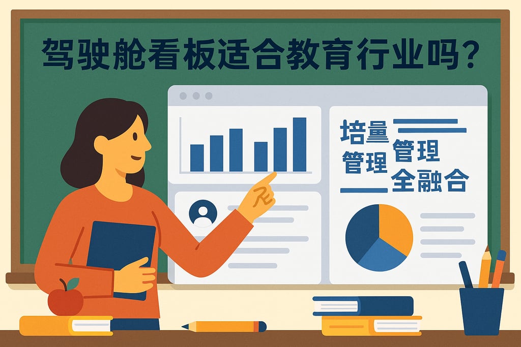 驾驶舱看板适合教育行业吗？教学与管理数据全面整合