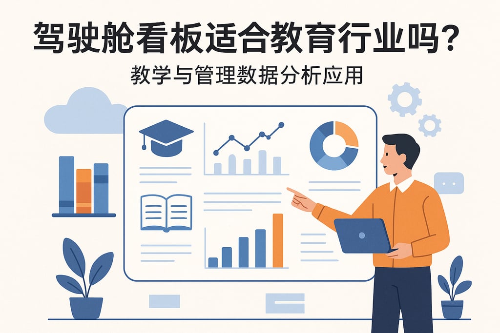驾驶舱看板适合教育行业吗？教学与管理数据分析应用