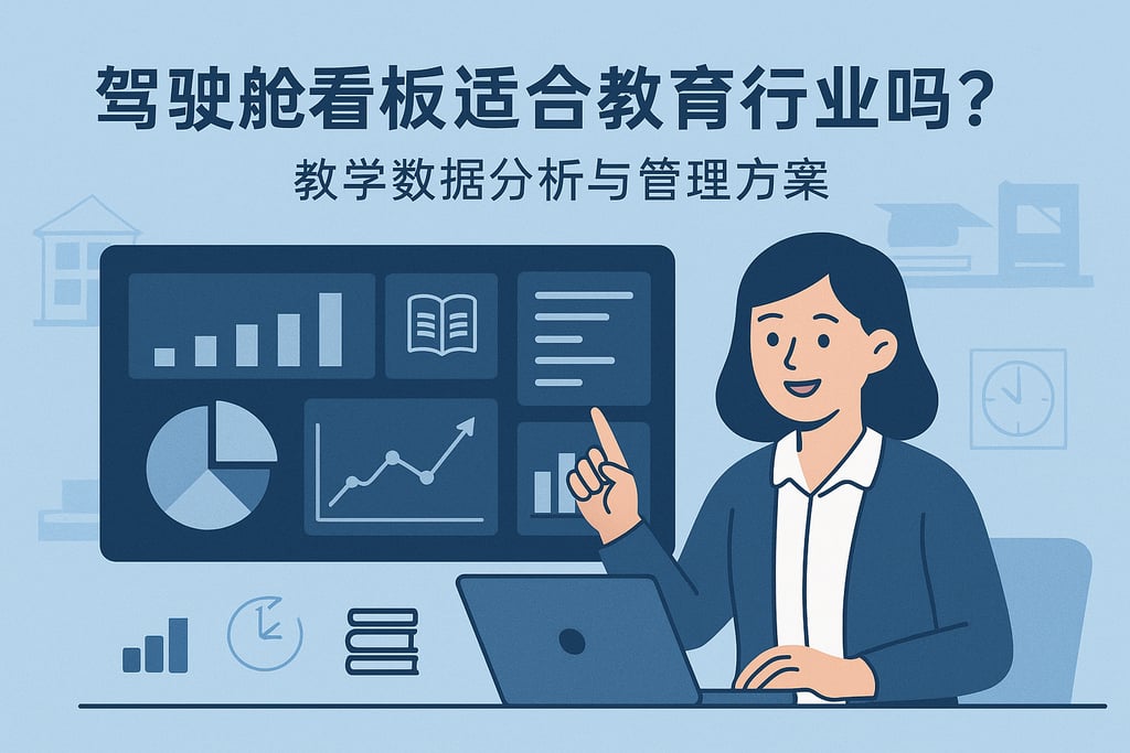 驾驶舱看板适合教育行业吗？教学数据分析与管理方案