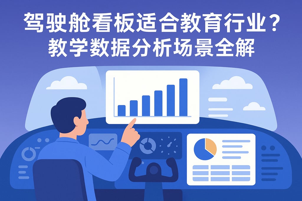 驾驶舱看板适合教育行业吗？教学数据分析场景全解