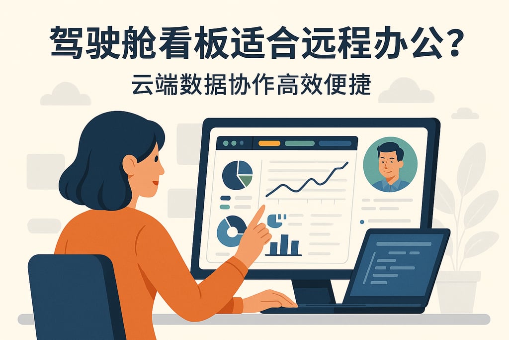驾驶舱看板适合远程办公吗？云端数据协作高效便捷