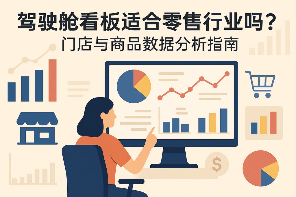 驾驶舱看板适合零售行业吗？门店与商品数据分析指南