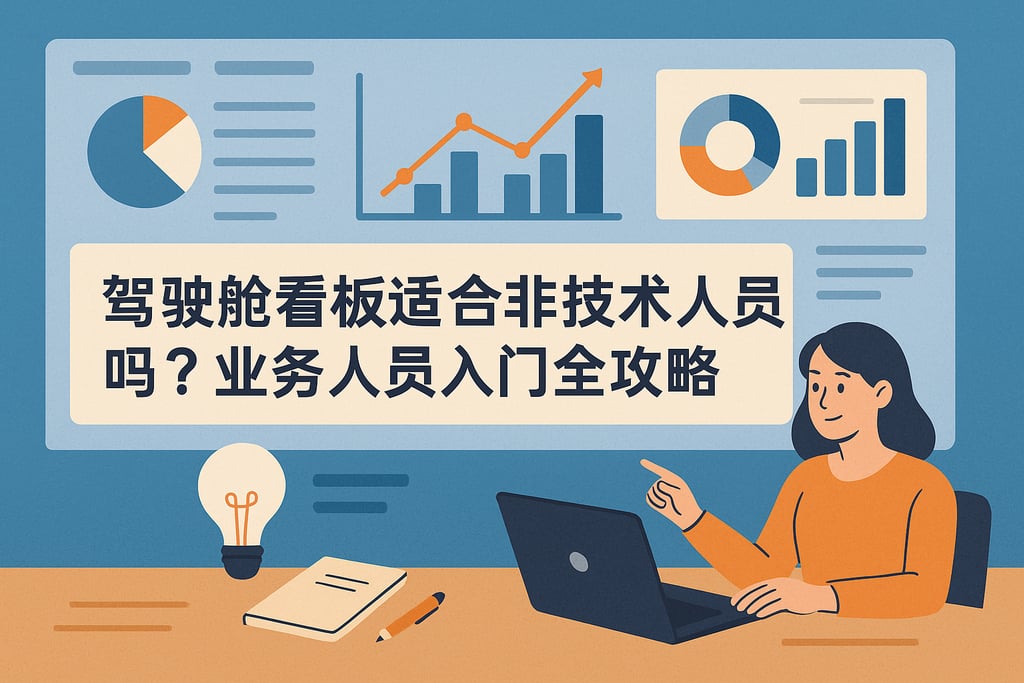 驾驶舱看板适合非技术人员吗？业务人员入门全攻略