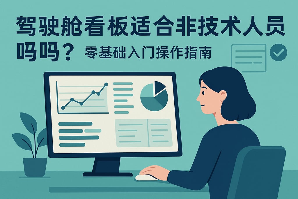 驾驶舱看板适合非技术人员吗？零基础入门操作指南