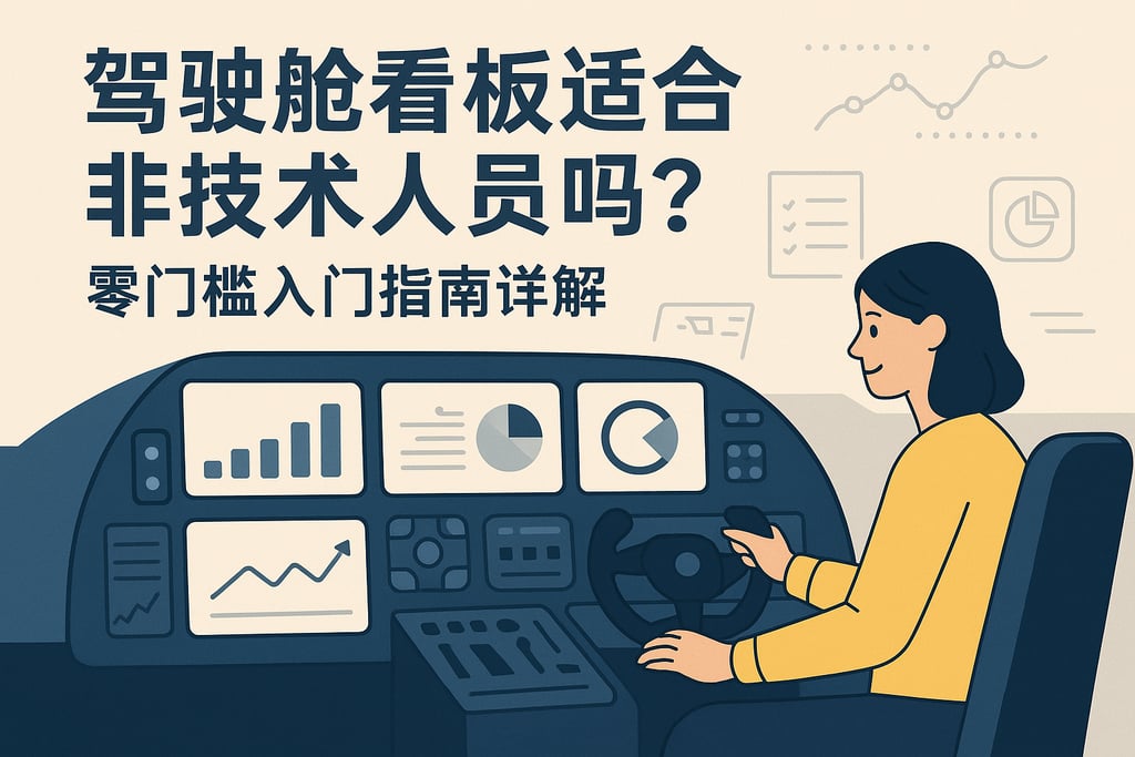 驾驶舱看板适合非技术人员吗？零门槛入门指南详解