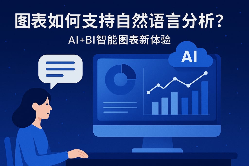 图表如何支持自然语言分析？AI+BI智能图表新体验
