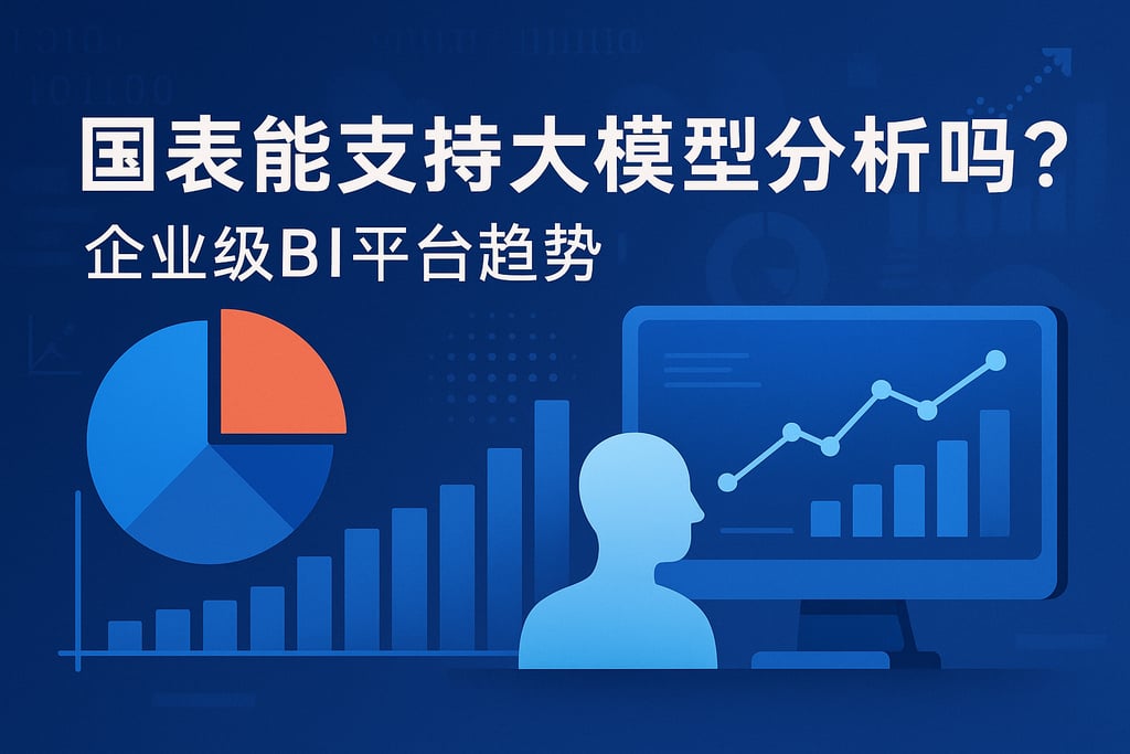 图表能支持大模型分析吗？企业级BI平台趋势