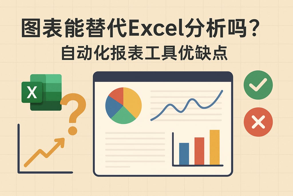 图表能替代Excel分析吗？自动化报表工具优缺点