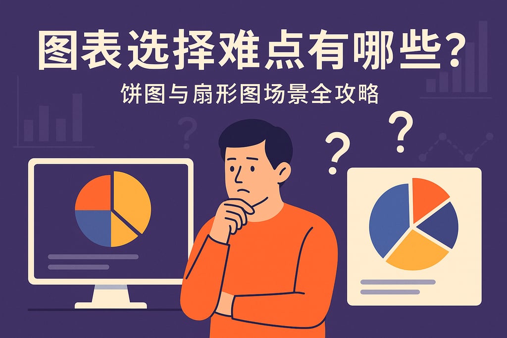 图表选择难点有哪些？饼图与扇形图场景全攻略