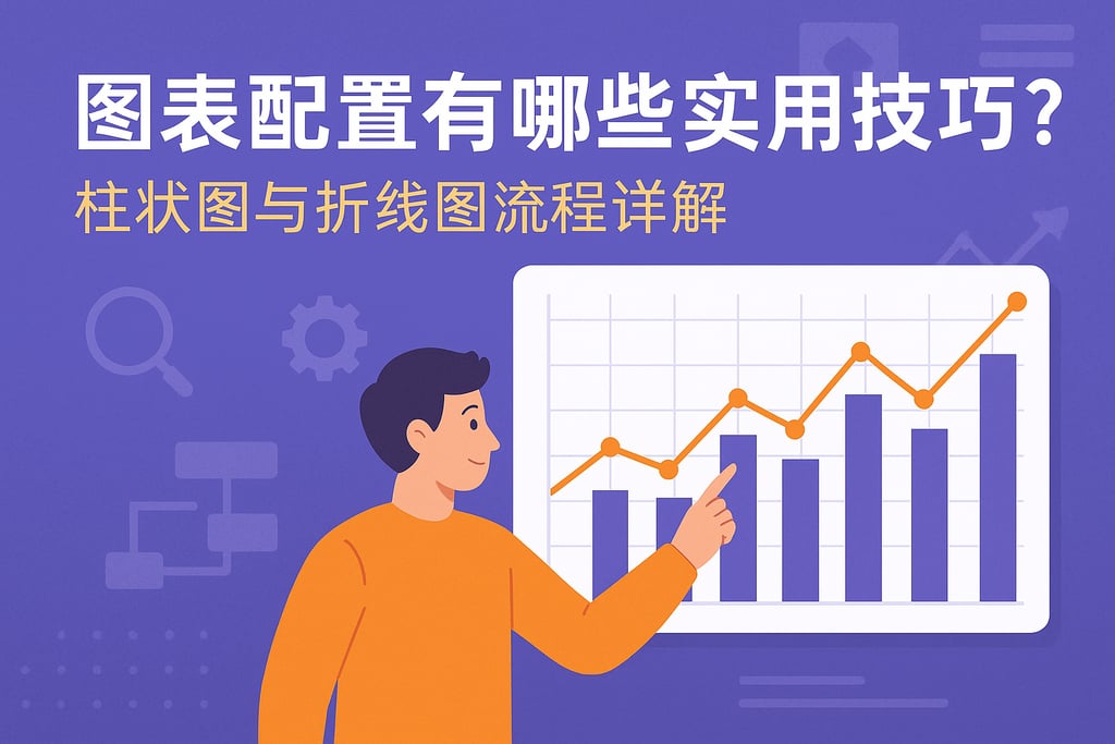 图表配置有哪些实用技巧？柱状图与折线图流程详解