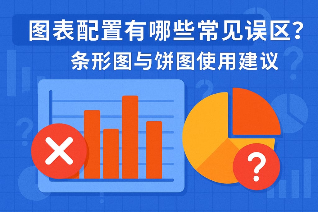 图表配置有哪些常见误区？条形图与饼图使用建议