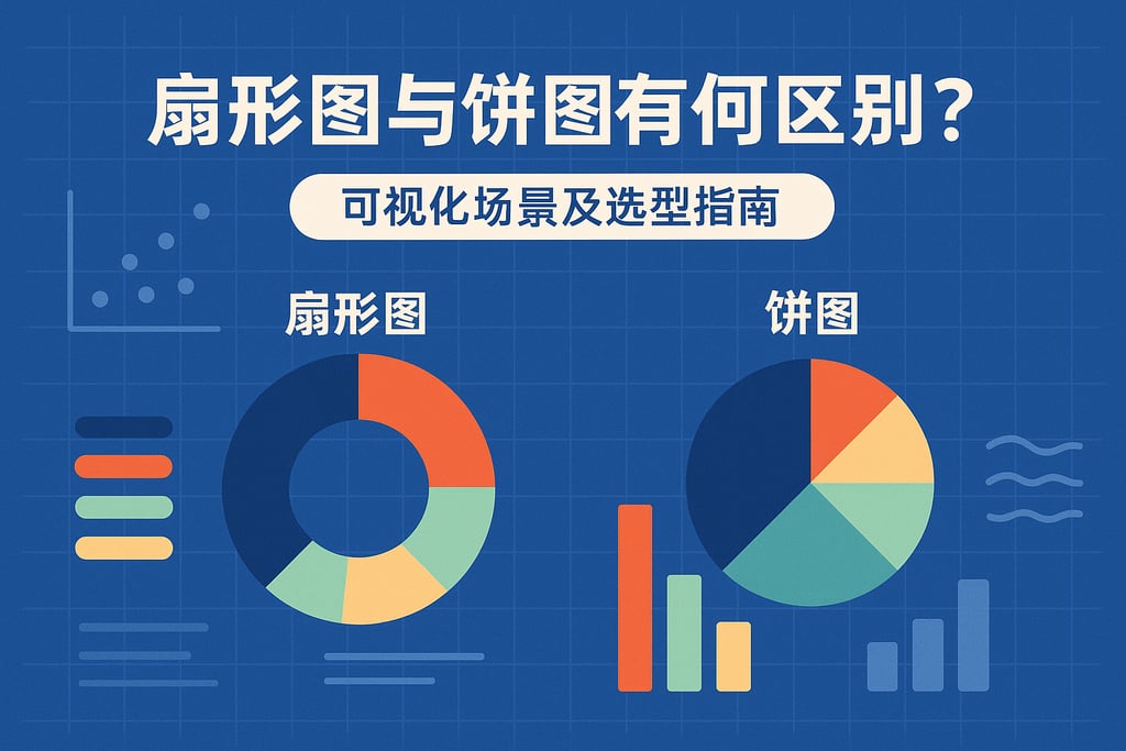 扇形图与饼图有何区别？可视化场景及选型指南