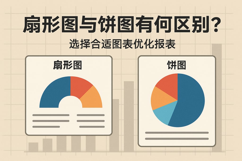 扇形图与饼图有何区别？选择合适图表优化报表