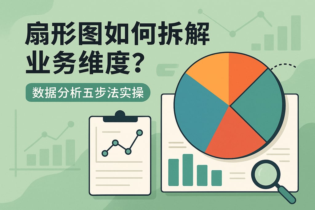 扇形图如何拆解业务维度？数据分析五步法实操