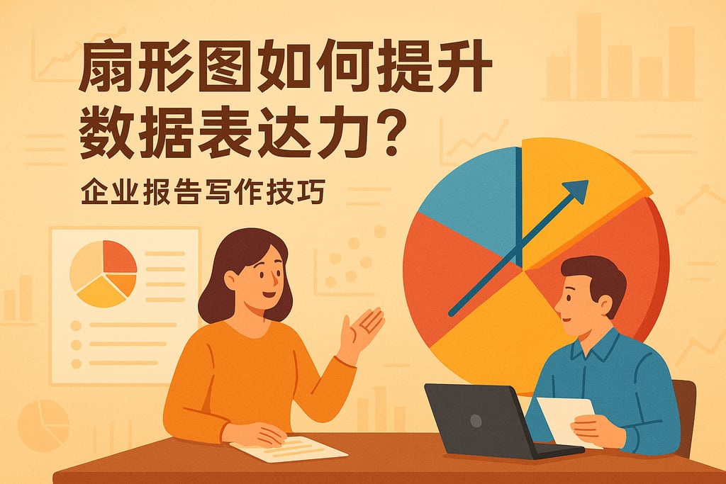 扇形图如何提升数据表达力？企业报告写作技巧