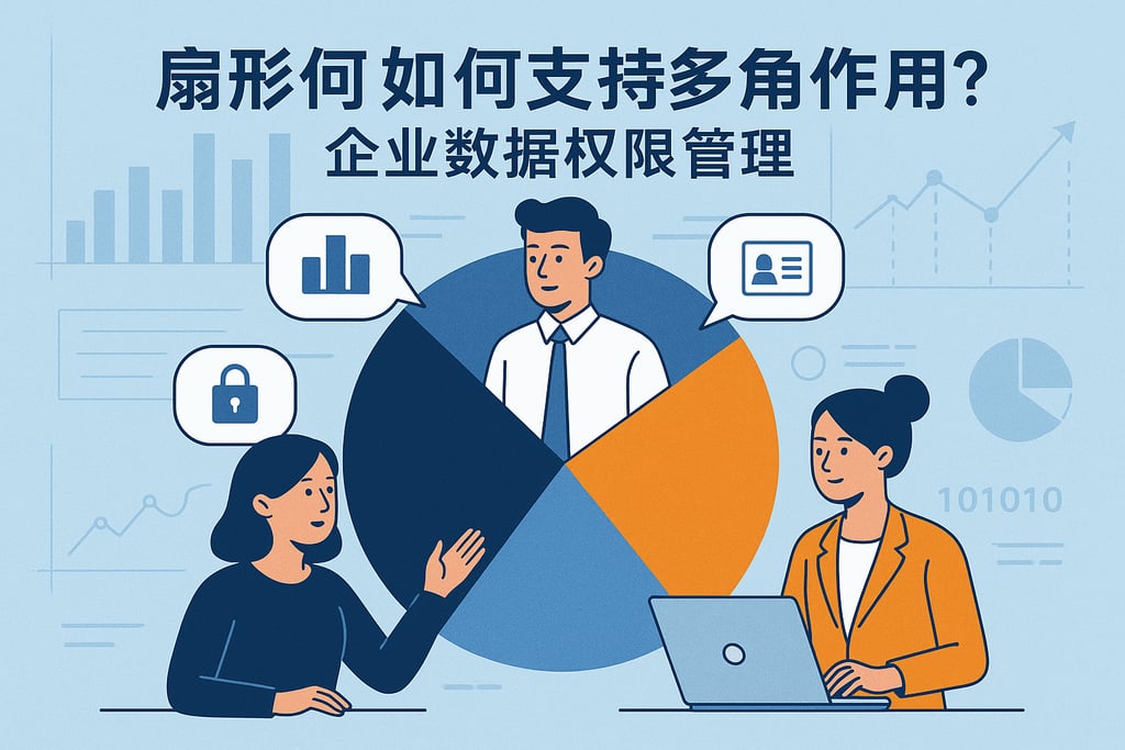 扇形图如何支持多角色协作？企业数据权限管理