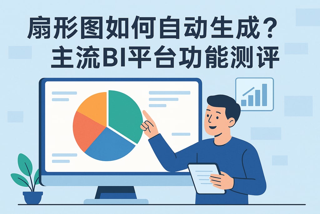 扇形图如何自动生成？主流BI平台功能测评
