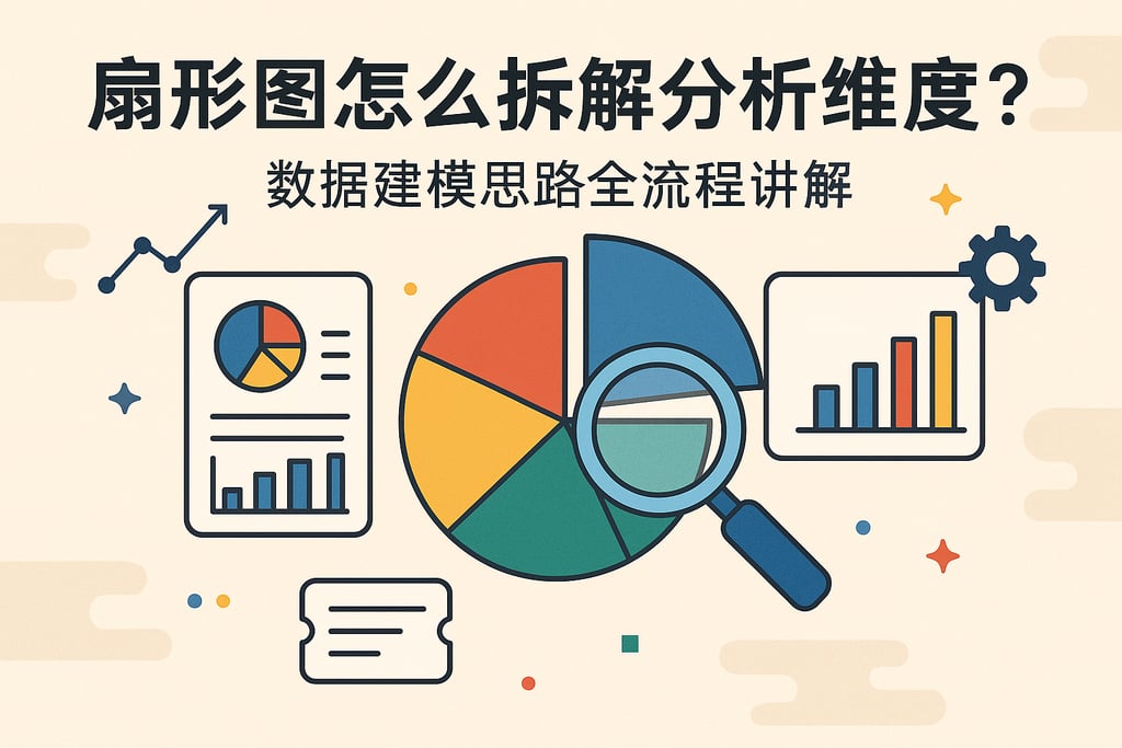 扇形图怎么拆解分析维度？数据建模思路全流程讲解