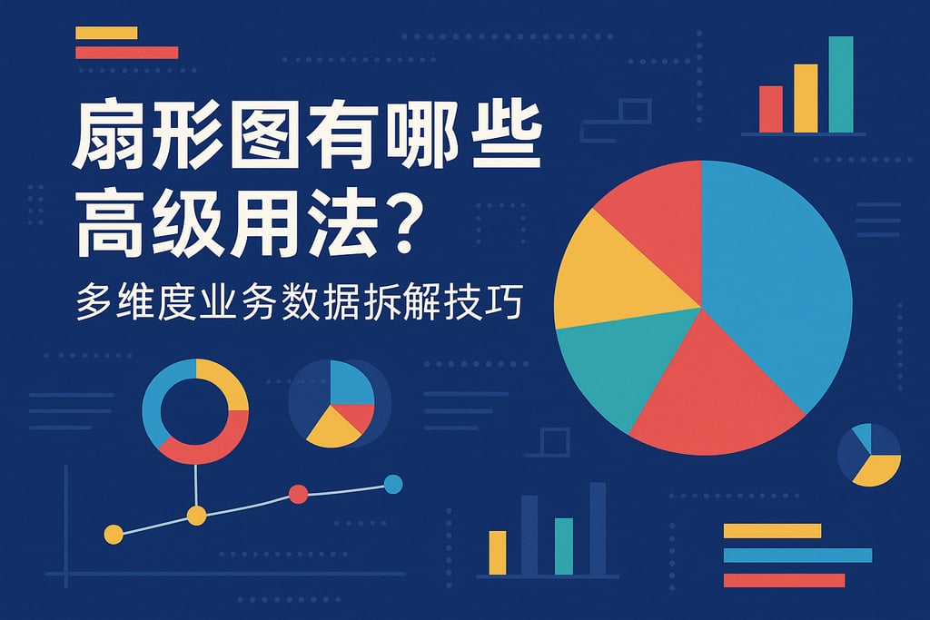 扇形图有哪些高级用法？多维度业务数据拆解技巧