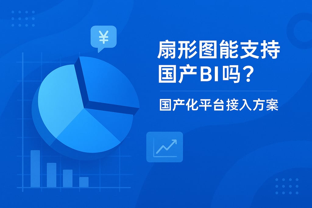 扇形图能支持国产BI吗？国产化平台接入方案