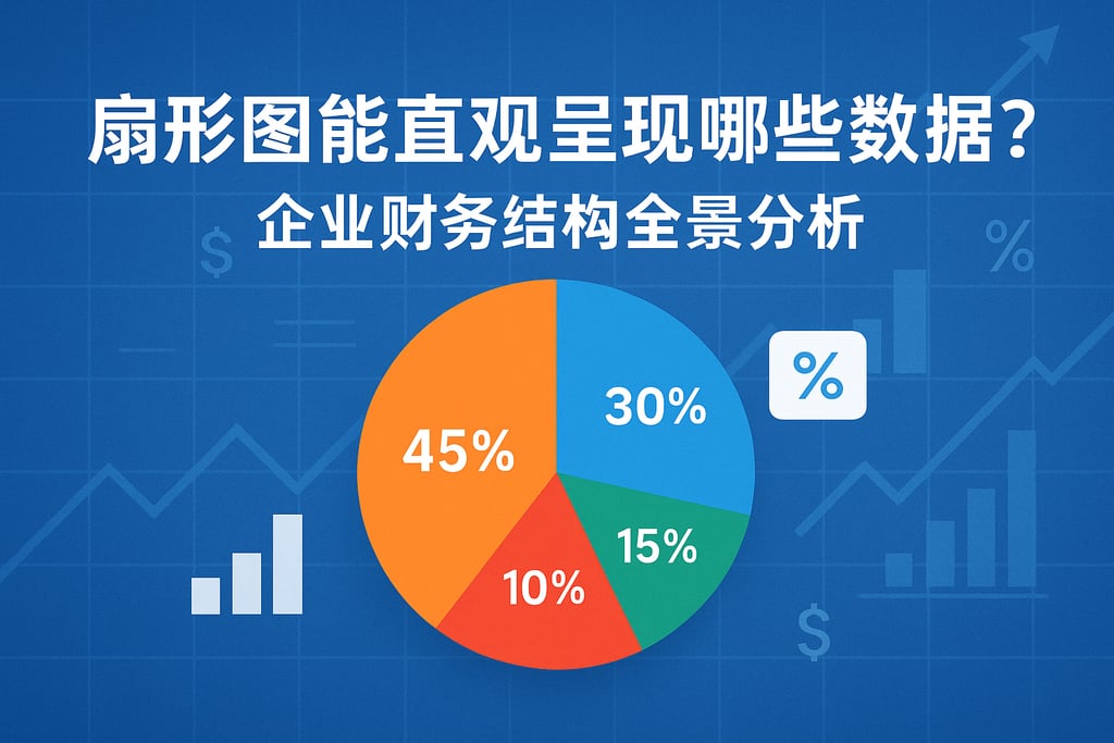 扇形图能直观呈现哪些数据？企业财务结构全景分析