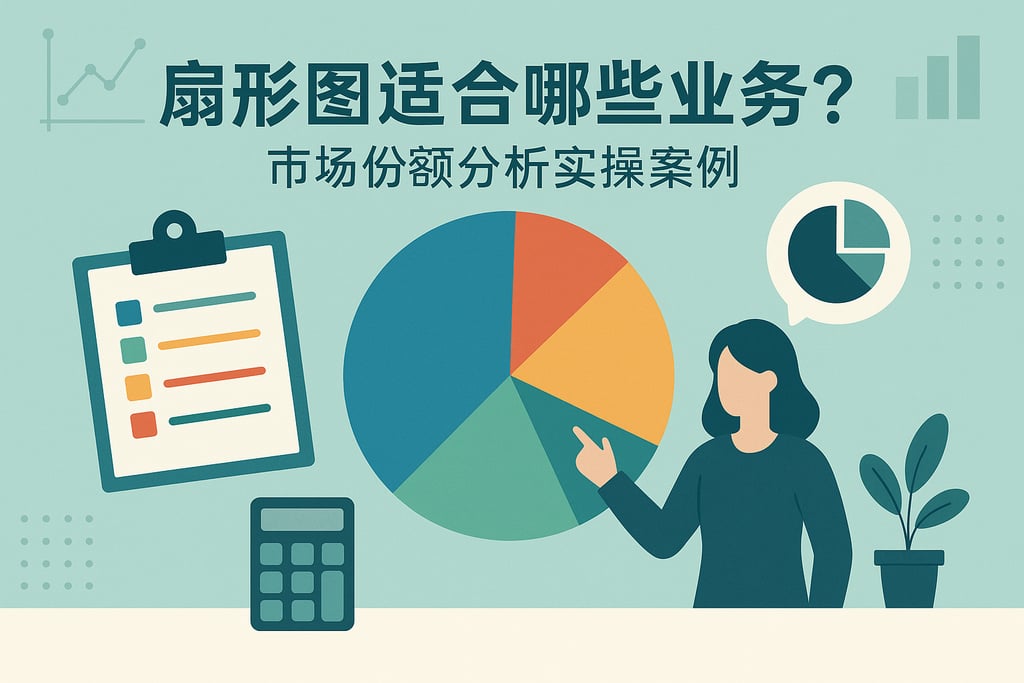 扇形图适合哪些业务？市场份额分析实操案例
