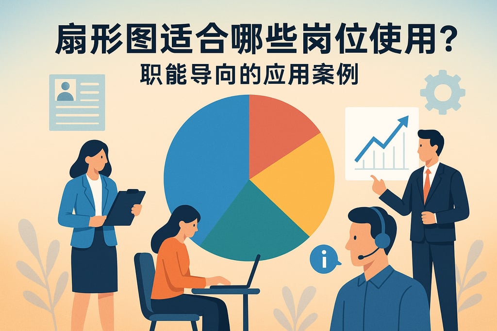扇形图适合哪些岗位使用？职能导向的应用案例