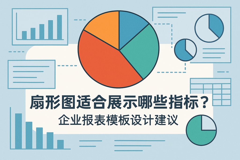 扇形图适合展示哪些指标？企业报表模板设计建议