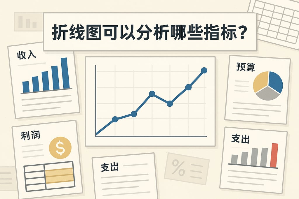 折线图可以分析哪些指标？财务人员常用报表模板